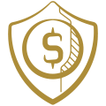 shield with a dollar sign icon