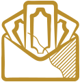 envelope of cards icon