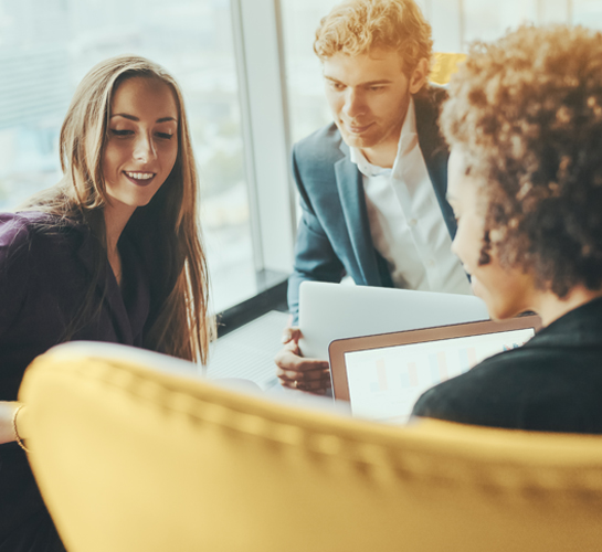 group of people at the office 